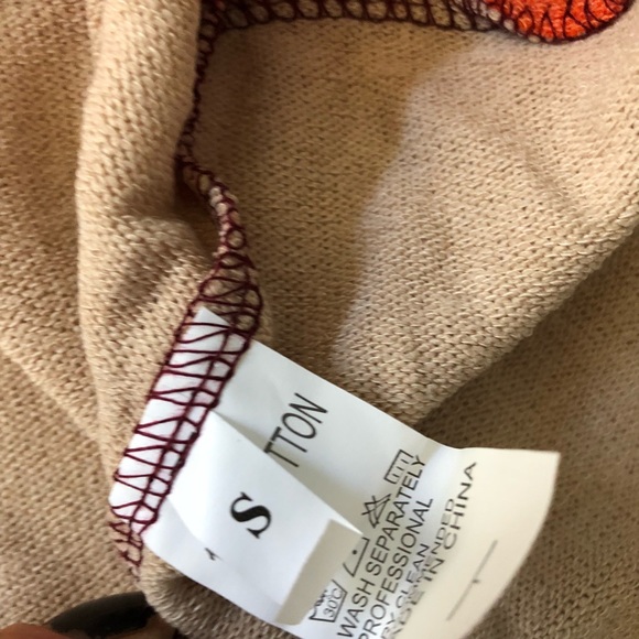 SOLD ⵗⵂⵗ Colorblock Cardigan Duster Sweater - Picture 8 of 8